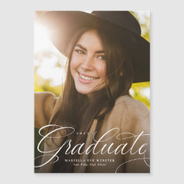 Íman simples de graduação vertical do formando de