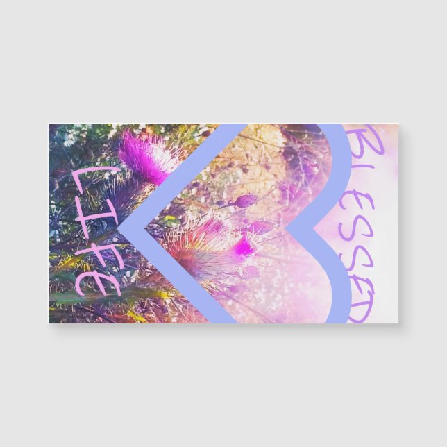 ÍMÃS ABENÇOADOS 2NEW do CORAÇÃO do CARDO da VIDA (Frente)