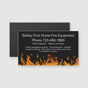 Ímãs de cartão de visita temáticos de equipamentos