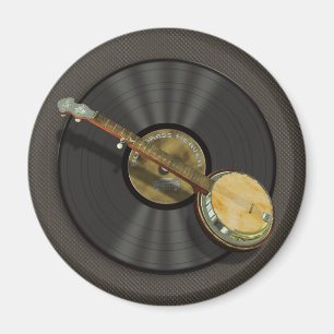 Imãs de geladeira da música do banjo