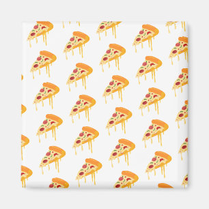 Imãs de geladeira de pizza