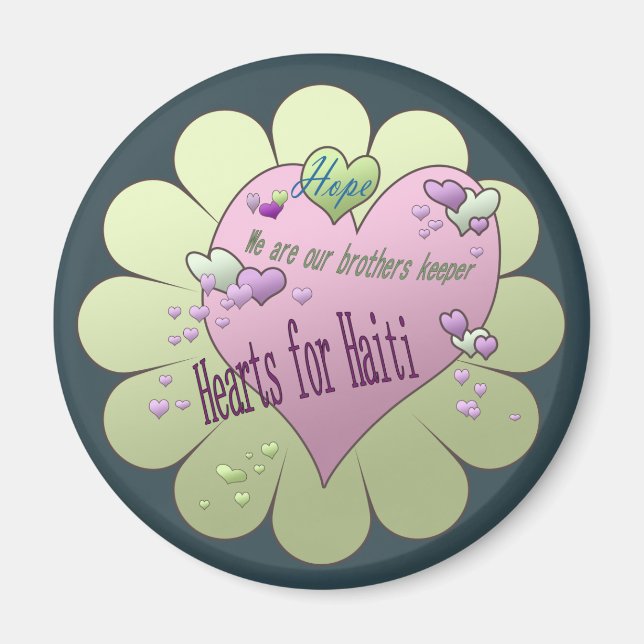 Imãs de geladeira do Namorados do Haiti (Frente)