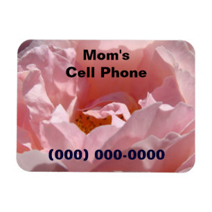 Ímãs de Geladeira Número de Telefone Celular da Ma