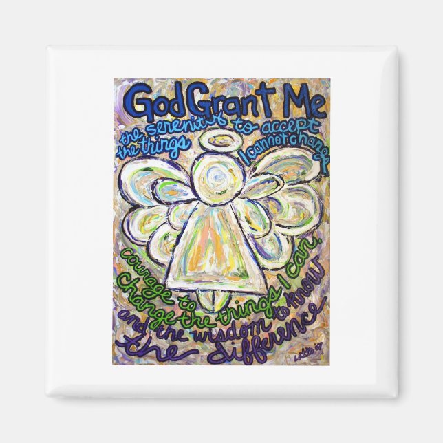 Imãs de geladeira Personalizadas do Poem Angel de  (Frente)