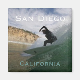 Imãs de geladeira surfando de San Diego Califórn