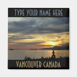 Imãs de geladeira Vancouver Souvenir Personalizado
