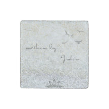 ...e um dia Stone Magnet