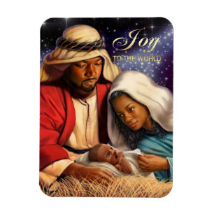 Ímãs santamente do Natal da família do