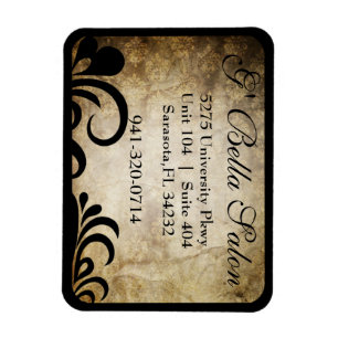 Ímãs sofisticados modernos do negócio do salão