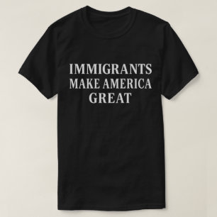 Imigrantes Fazem a América Grande Camisa de Apoi