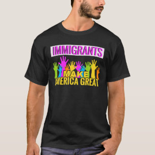 Imigrantes fazem Excelente americano de camisa de 