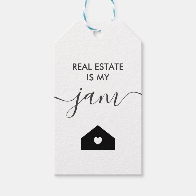 Imobiliário é minha etiqueta de presentes, etiquet (Frente)