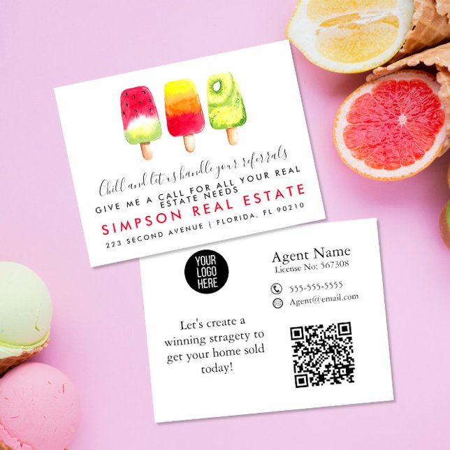 imobiliário Remessas de Enchimento Anúncio Cartão  (Criador carregado)