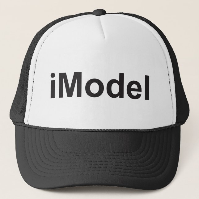 iModel não iPhone ou iPad divertida com Boné humor (Frente)