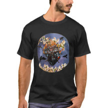 Imolação no ar CAMISETA escura