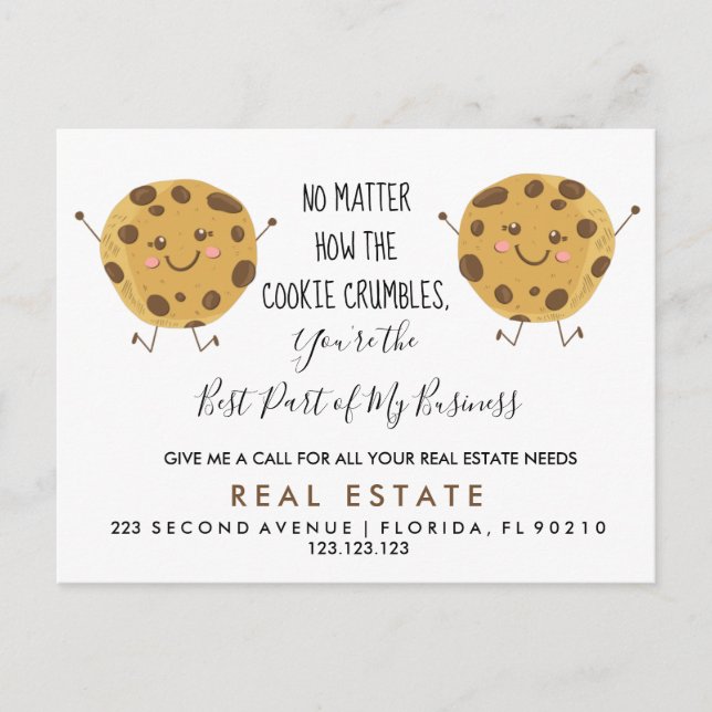 imóveis COOKIE faz remessas Anúncio (Frente)