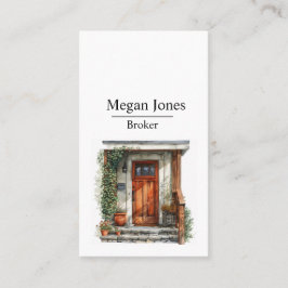 Imóveis, corretor, Cartão de visita de corretor