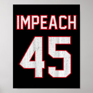 Impeach 45 Estilo Footll Anti Trump Ck Impressão