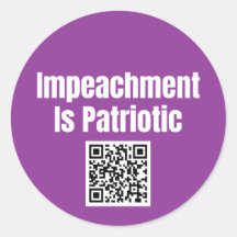 Impeachment é uma Folha de Adesivos Patrióticos
