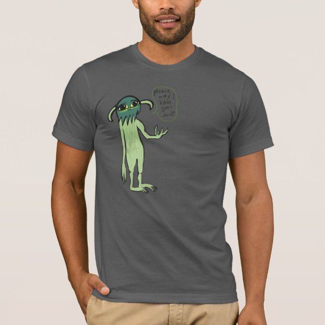 Implorando a camisa verde do monstro (Frente)