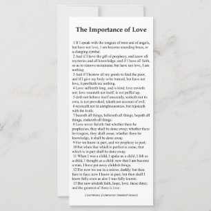 Importância do Cartão de Oração de Amor