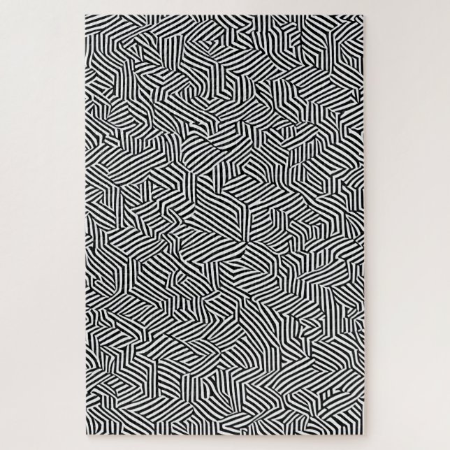 Impossível ilusão de Quebra-cabeça Zebra (Vertical)