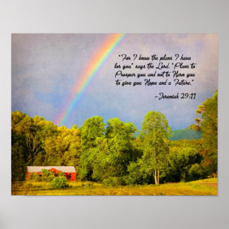 impressão 11x14 - Jeremiah 29:11... porque eu sei
