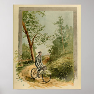 Impressão 1894 da arte do anúncio da cor da fuga