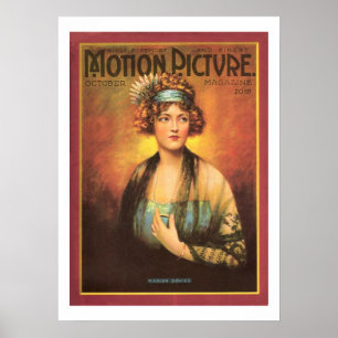 Impressão 1919 do compartimento do filme do
