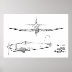Impressão 1947 da arte do desenho da patente do
