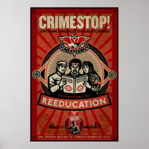 Impressão 1984 de INGSOC Thoughtcrime
