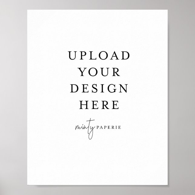 impressão 8x10 - Retrato (estoque de cartão) (Frente)