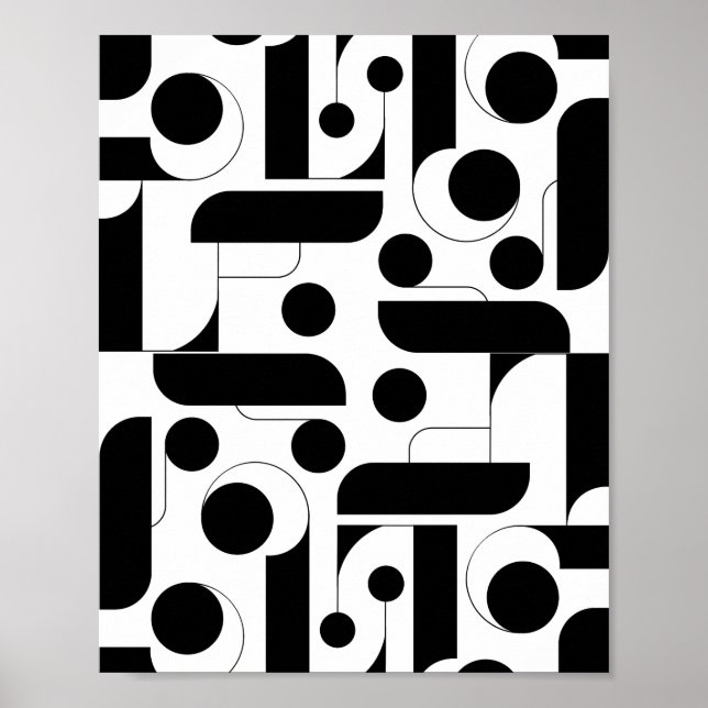 Impressão a preto e branco, Poster de valor (Matte (Frente)