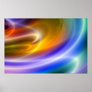 Impressão Abstrato de arte digital Posters de arte