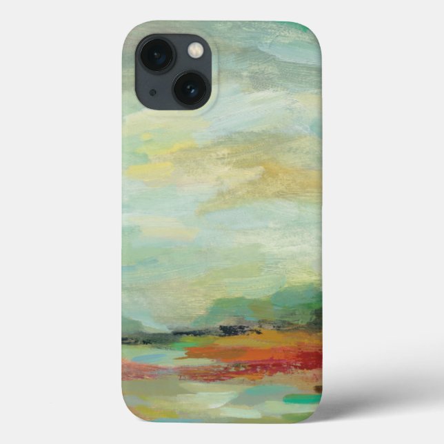 Impressão Abstrato de campo sunrise | Silvia Vassi (Verso)