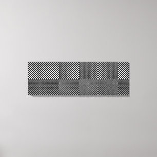 Impressão abstrato de Canvas de pontos ópticos