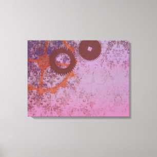 Impressão abstrato Steampunk Canvas