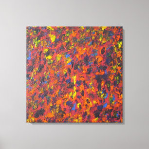 Impressão acrílico abstrato das canvas de arte