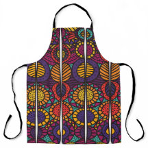 Impressão africano Apron