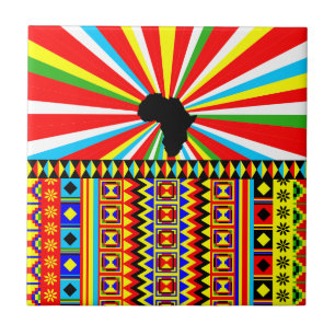 Impressão africano Kente Cloth Padrão Tribal Ancar