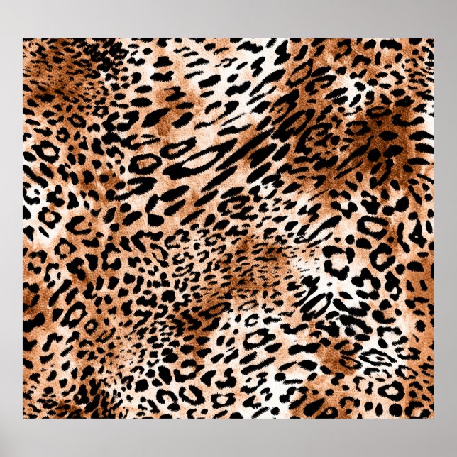 Impressão Afro-Leopardo Invisível (Frente)