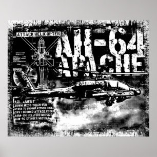 Impressão AH-64 Apache