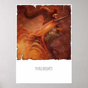 Impressão alaranjado das canvas de Sodawitch