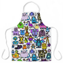 Impressão All-Over Apron - (Adulto - Grande)