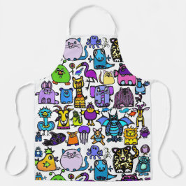 Impressão All-Over Apron - (Adulto - Grande)