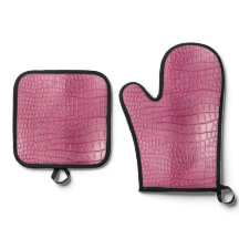 Impressão Animal de Alligador Faux Rosa