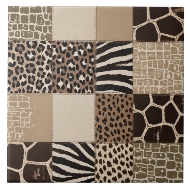 Impressão Animal em Patchwork (Frente)
