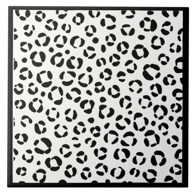 Impressão Animal em Preto e Branco (Frente)