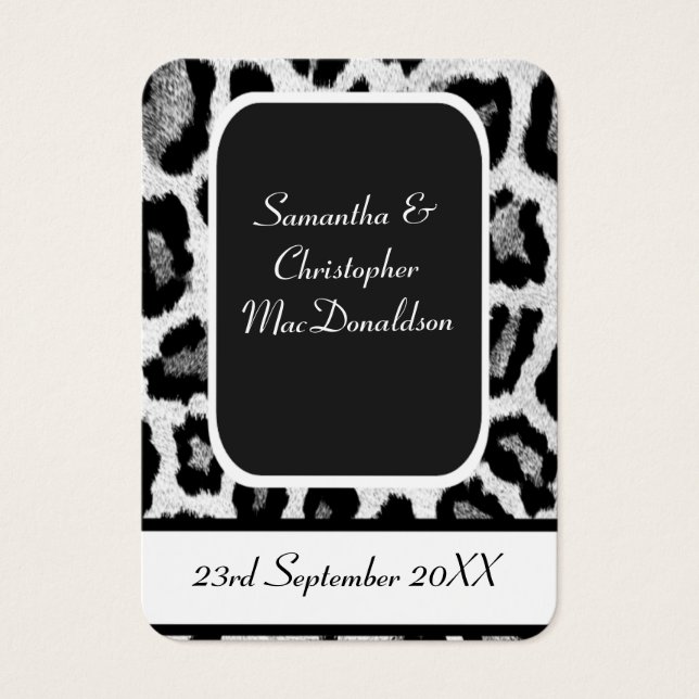 Impressão animal favorito obrigado você etiqueta (Frente)