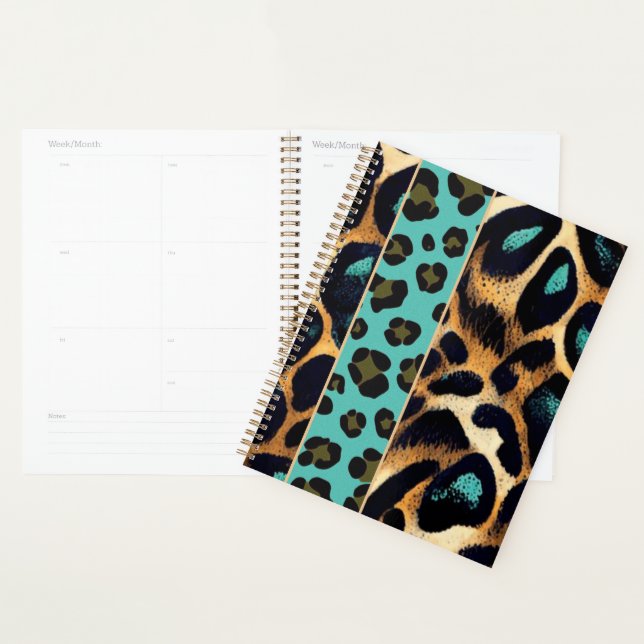 Impressão animal LEOPARD - Notebook, Planejador (Exibição)